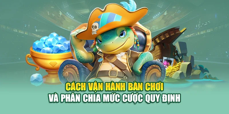 Cách vận hành bàn chơi và phân chia mức cược quy định